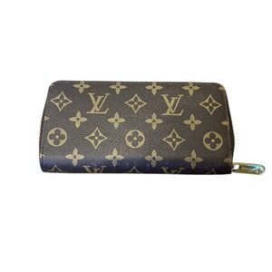 Louis Vuitton Monogram Canvas Wallet in Brown and Gold